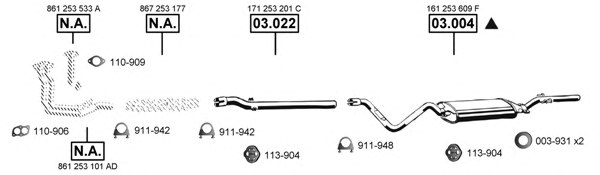 ASMET VA033000 Exhaust System